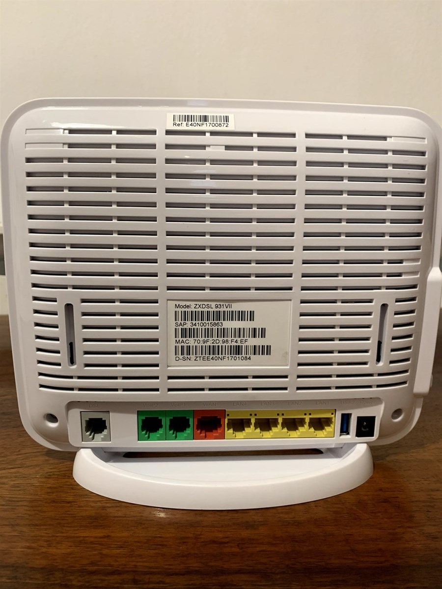 Internet Router Modem Zte Zxdsl 931 Vii Index Oglasi