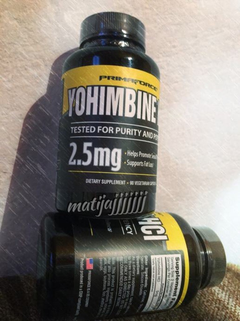 Yohimbine/Yohimbe HCL, 2.5 mg, 90 kapsula*** INDEX OGLASI
