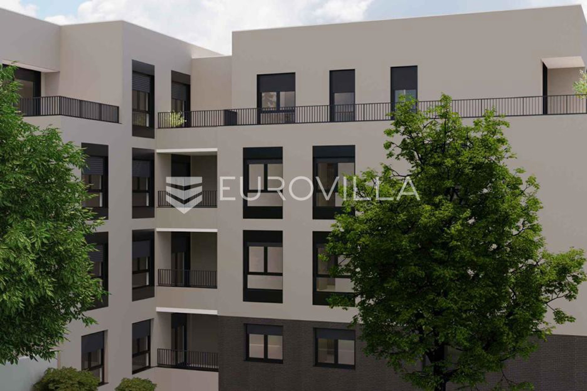 Zagreb, Črnomerec, Kuniščak, atraktivan dvosoban stan u novogradnji, 48 m² — slika 1