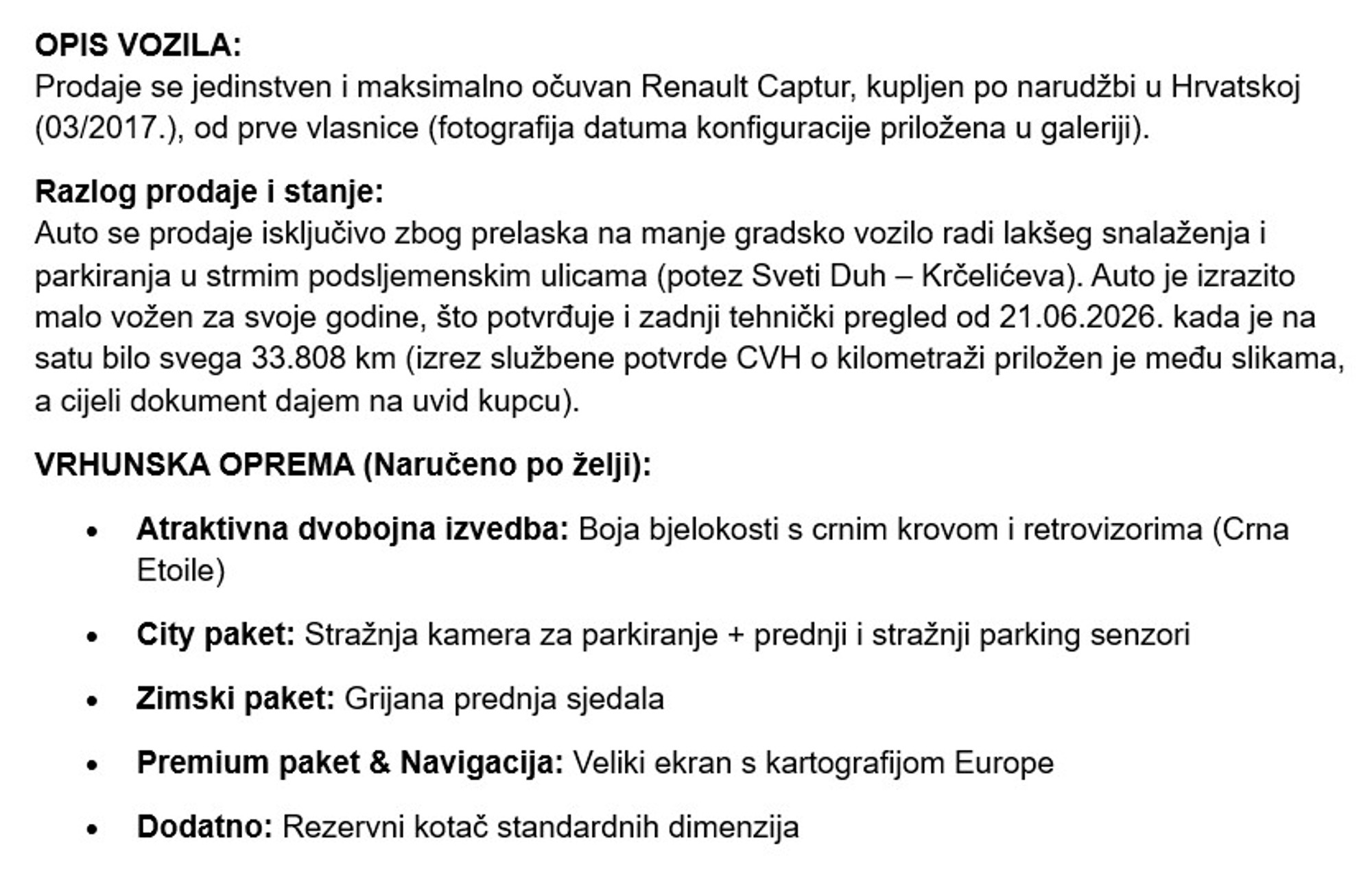 Renault Captur Dynamique TCe 90 FULL | SAMO 34.500 km | 1. Vlasnica | Kupljen u HR | Reg. 04/2027, fotografija 3