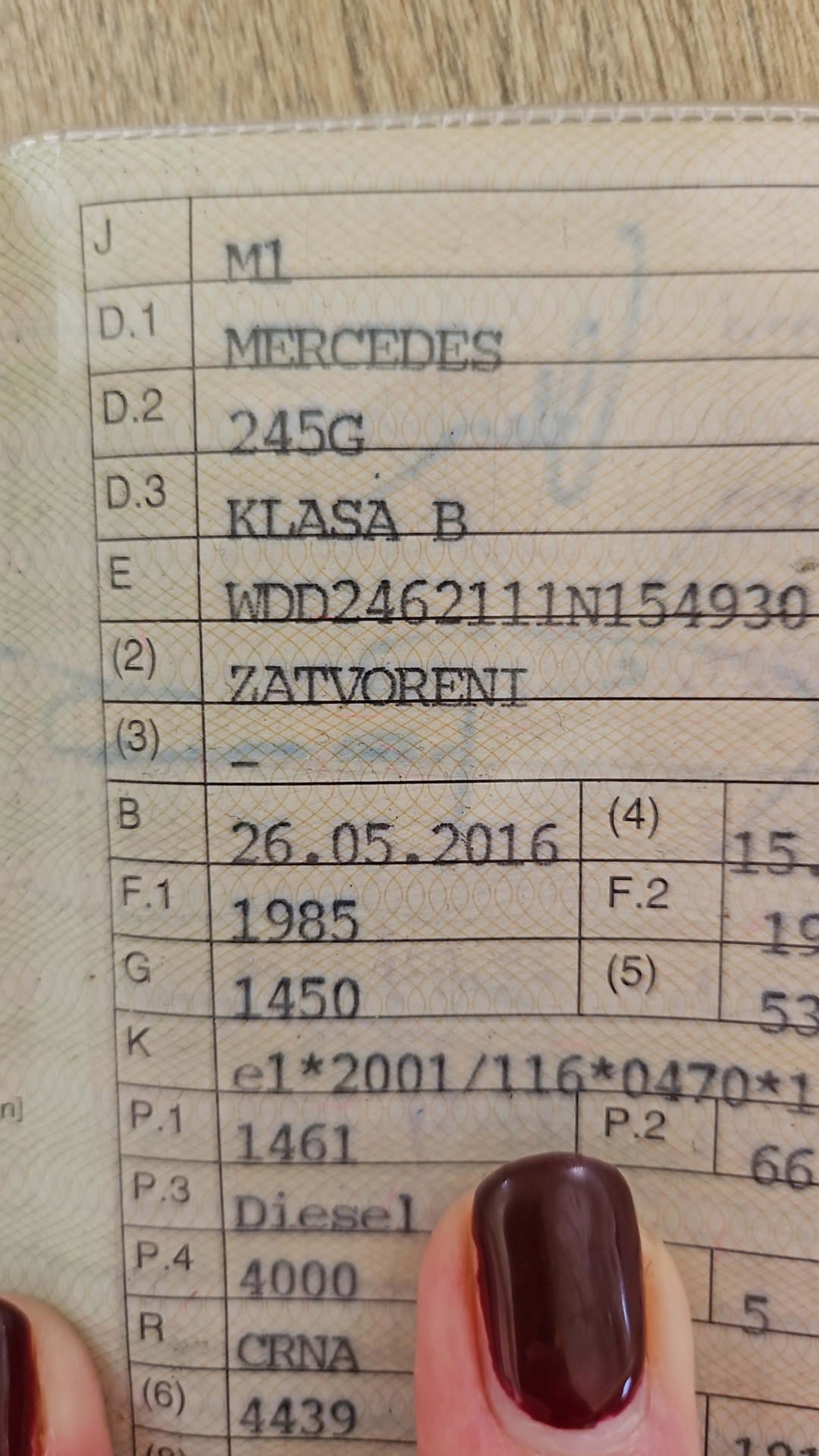 MERCEDES BENZ B160 AUTOMATIK, pogled izvana - slika 1
