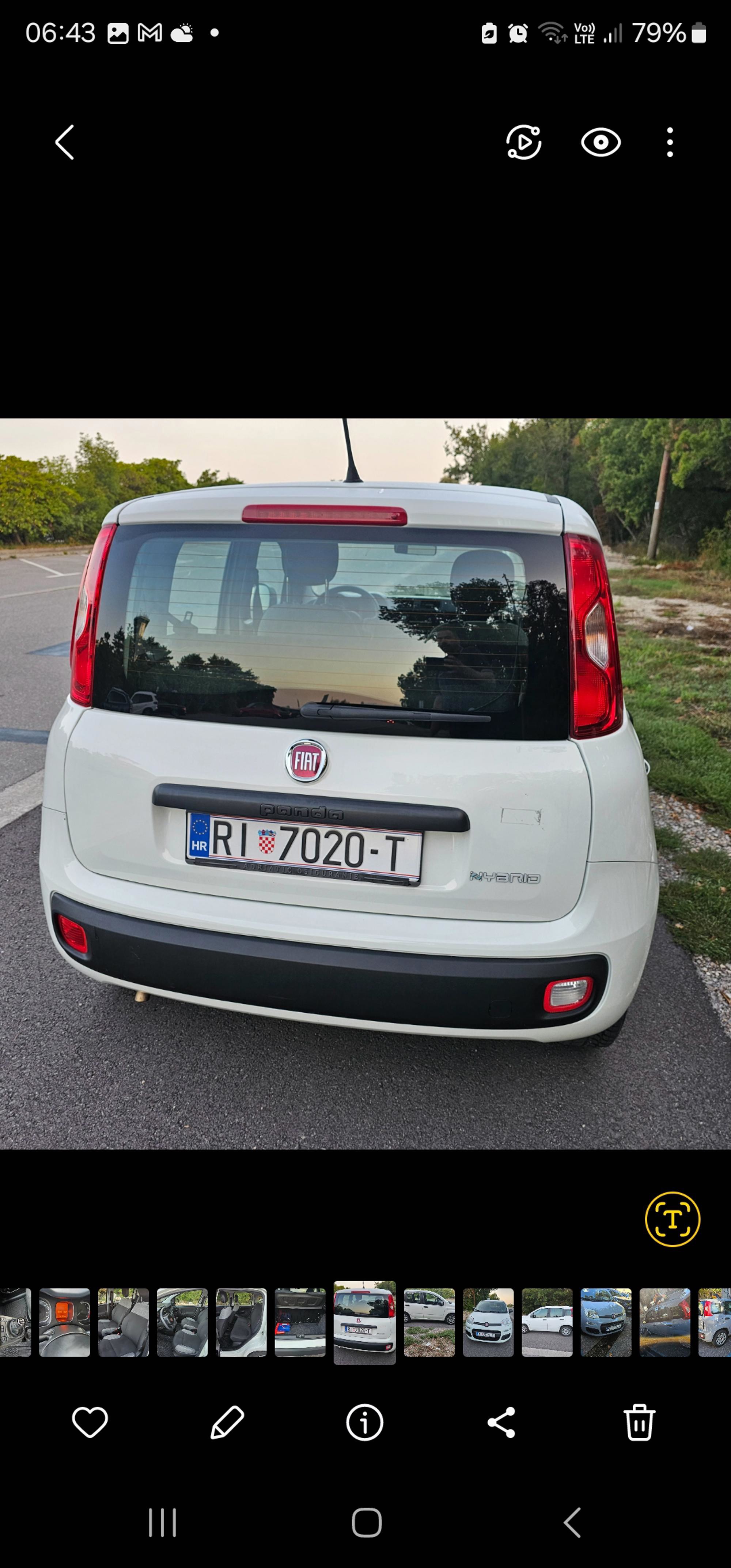 Fiat Panda Hybrid 1.0 67000 km2022.g 8200eura, fotografija 3
