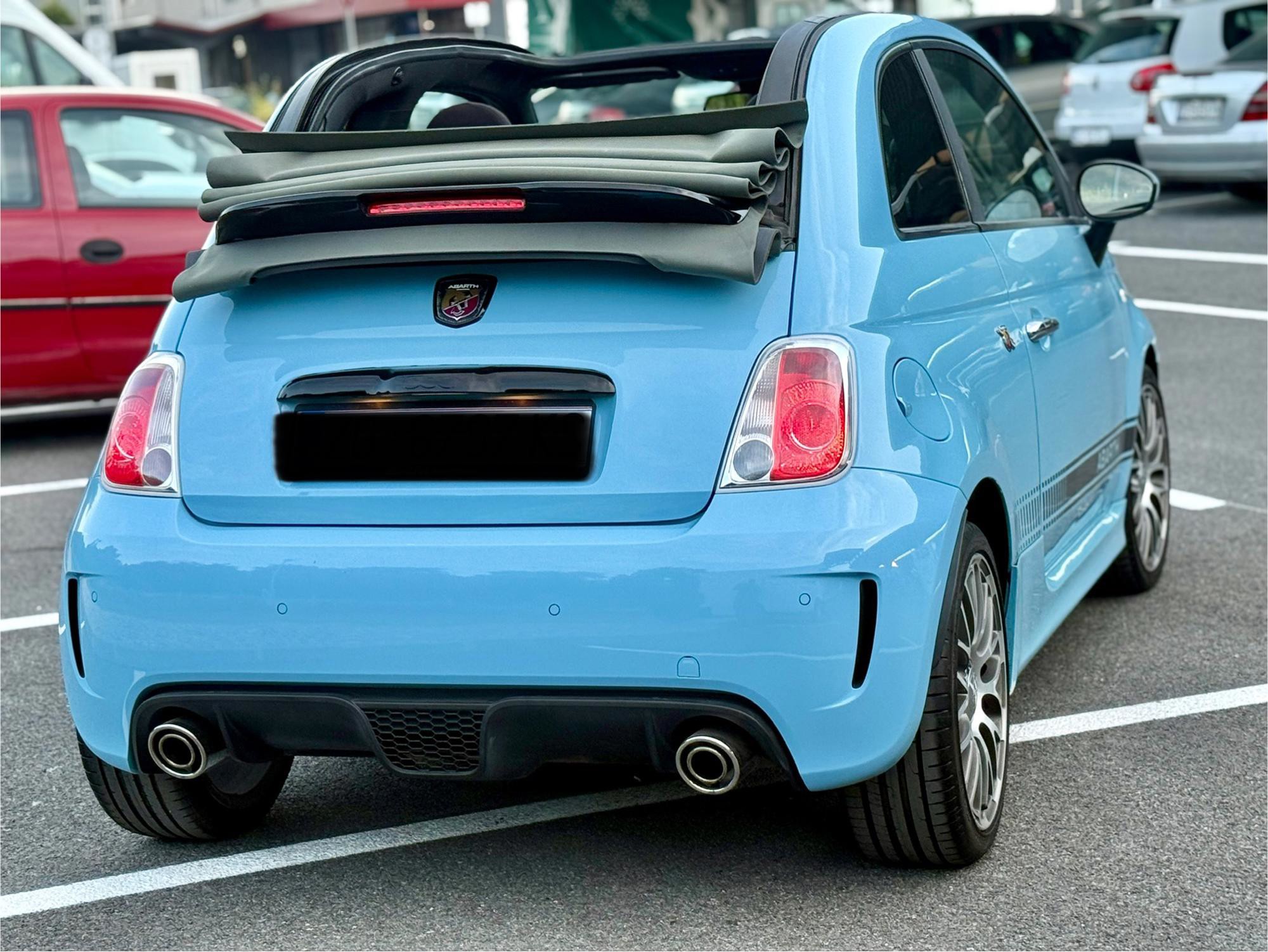 Abarth 500C 1.4 * CABRIO * BABY BLUE * AUTOMATIC * KAO NOVI, fotografija 4