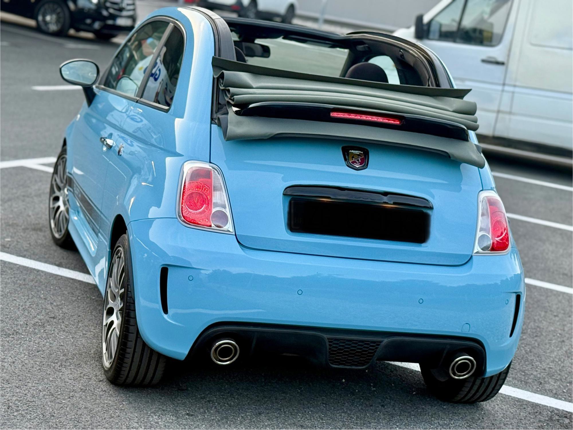 Abarth 500C 1.4 * CABRIO * BABY BLUE * AUTOMATIC * KAO NOVI, fotografija 2