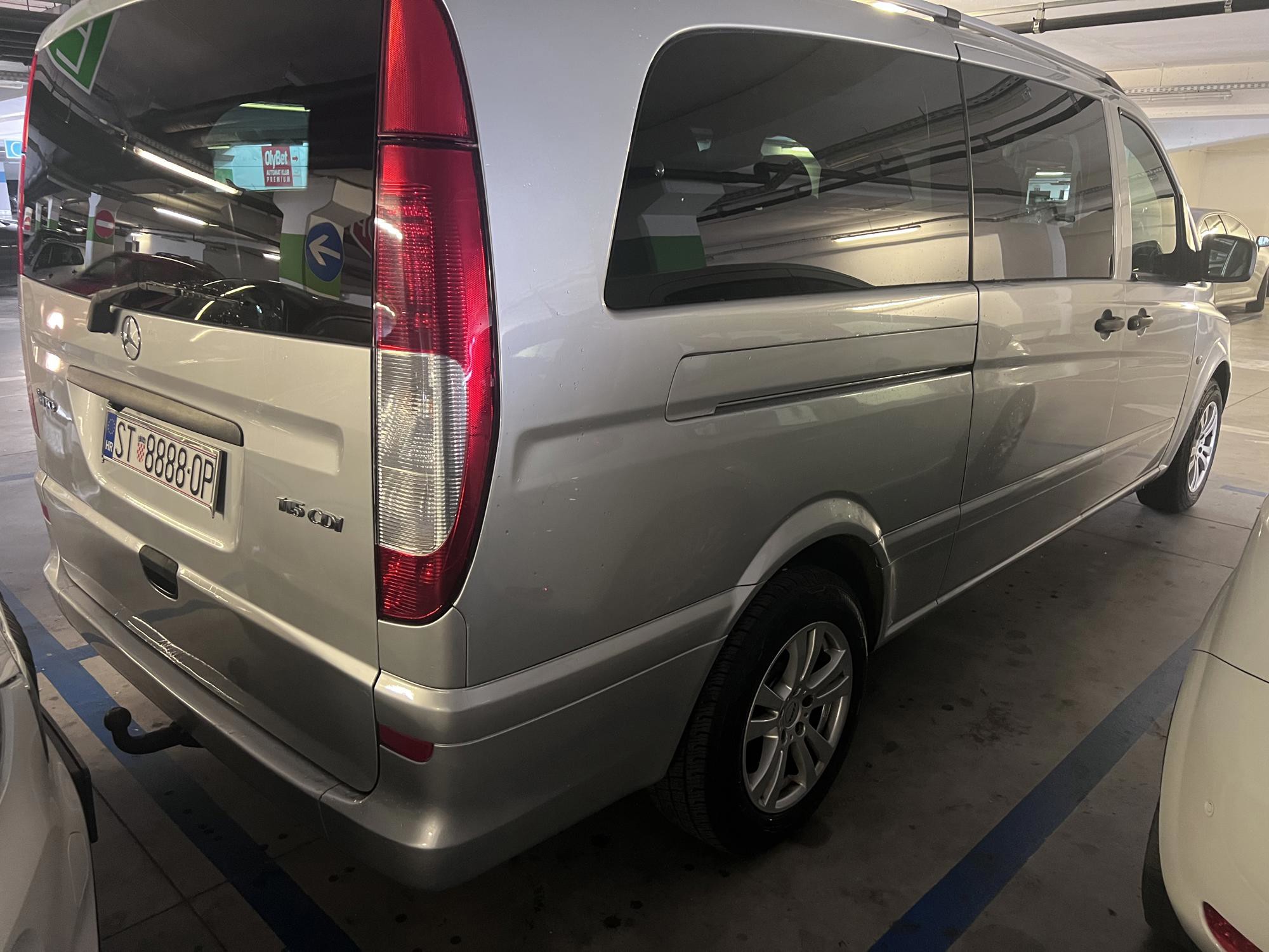 Mercedes Vito 115 220 CDI, OM646, 2010 god, tempomat, klima, kuka, reg.do 21.10.27.g. 8+1, B kat., fotografija 2