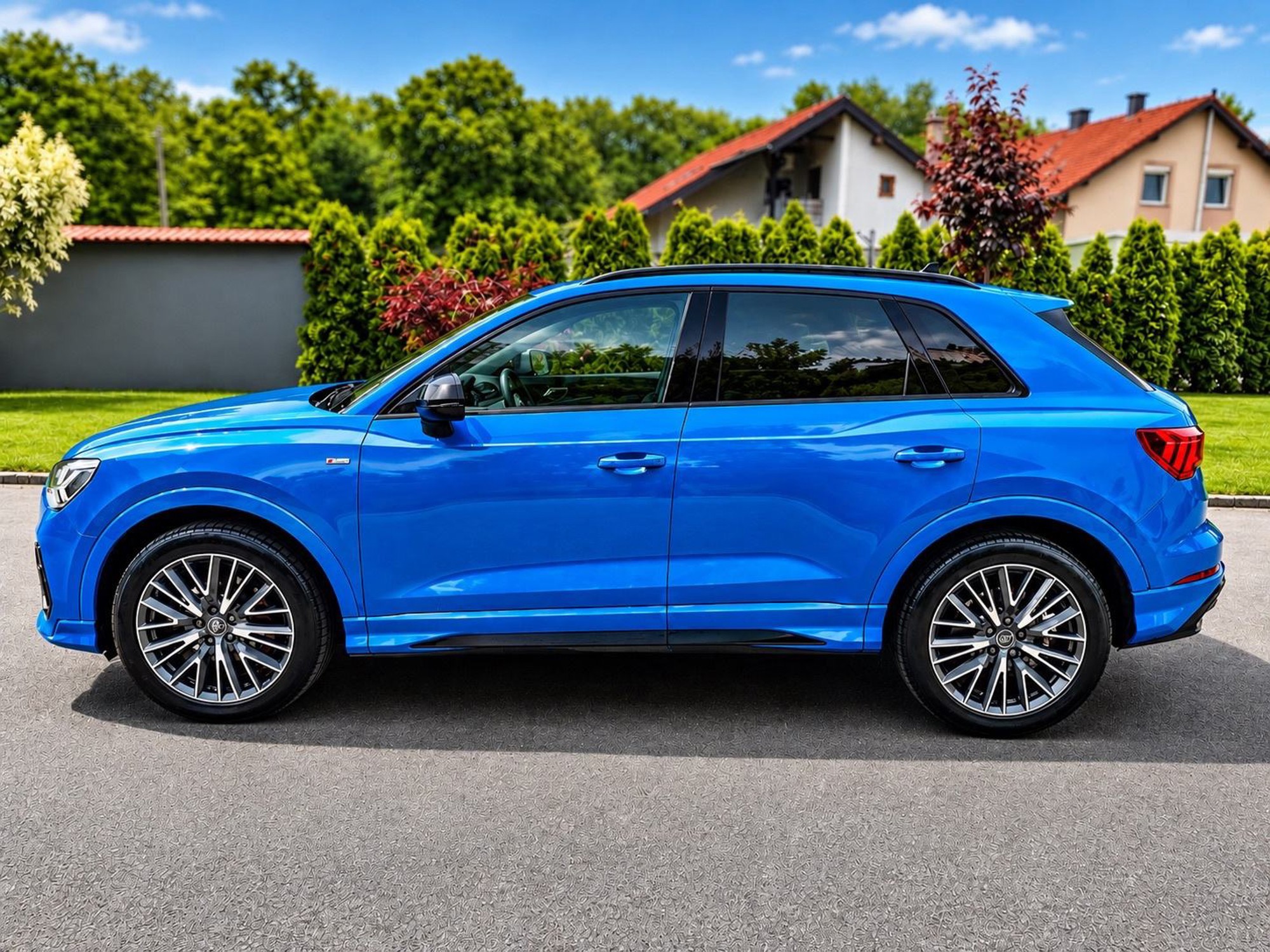 Audi Q3 35 TFSI // S tronic // S line // Black optic, fotografija 2
