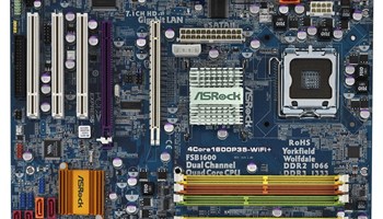 ASRock 4Core1600P35-WiFi+ + Pentium E5300 + 2 GB DDR2-800