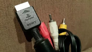 PlayStation 1 / 2 / 3 audio video kabel + scart adapter