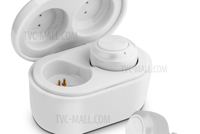 A6 TWS Bluetooth slušalice V5.0 -bijele