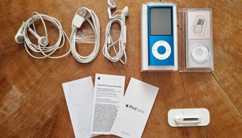 NOVO iPod nano 8GB Blue (4th generation)