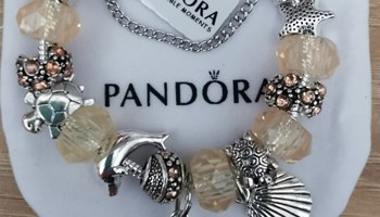 Pandora narukvica,  morska, nova!