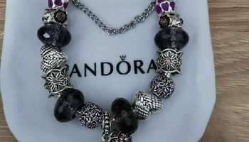 Pandora narukvica,  ljubičasta , nova!