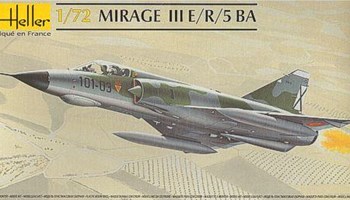 Maketa aviona - avion Heller 1/72 Mirage III E R 5 BA PP