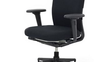 Vitra ID Soft uredska okretna stolica, tkanina, crna